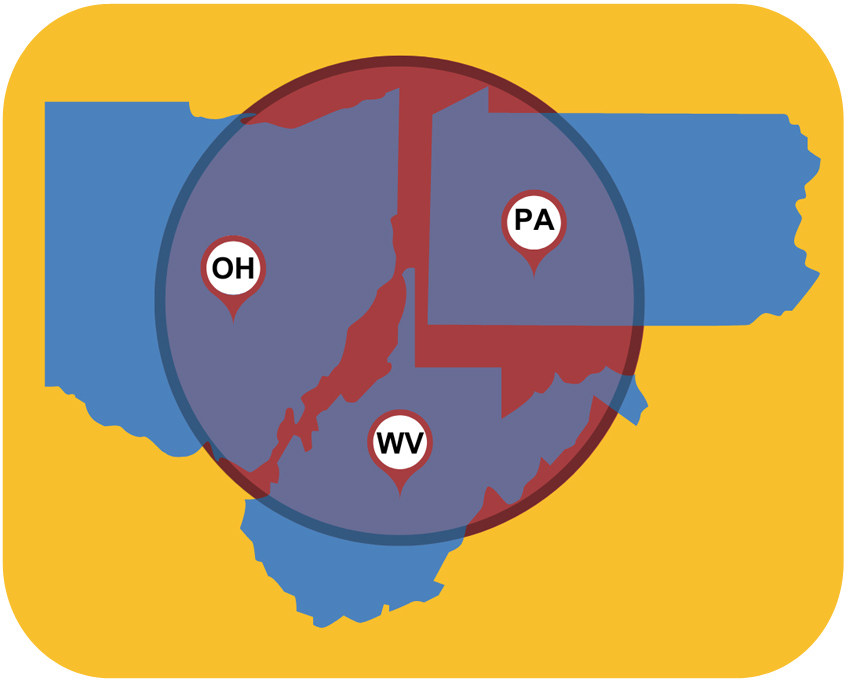 VJB Management Area Map of operation